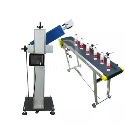 Maszyna do drukowania butelek 200DPI Laserowy sprzęt do kodowania dat dla plastikowych butelek